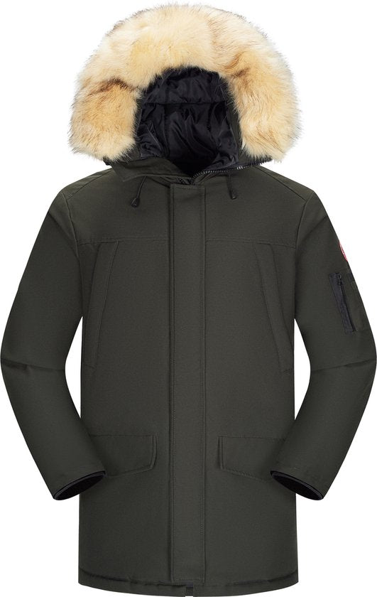 Subprime - Veste Homme Hiver Parka Tommy - Vert - Taille M