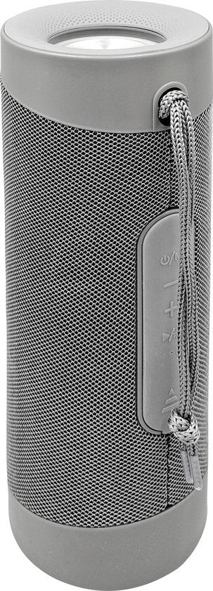 Denver Enceinte Bluetooth Sans Fil - Lumières Disco - Boîte à musique - AUX - BTV208 - Gris