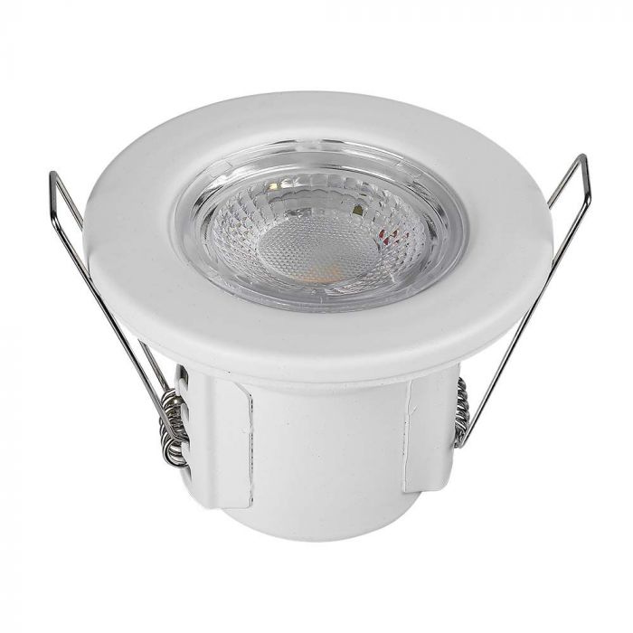Spot encastré 5W, ignifugé / Puce SAMSUNG / Couleur : 4000K / Blanc / Emballage : 10 pcs.