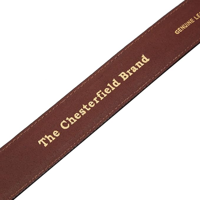 The Chesterfield Brand Elliot W125 Belt Cognac - Raccourcissable, 3,5cm de large, 120-130cm de long