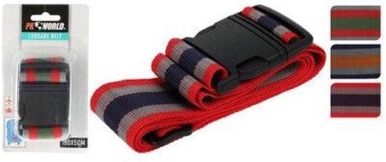 Ceinture de valise 180X5CM 3ASS