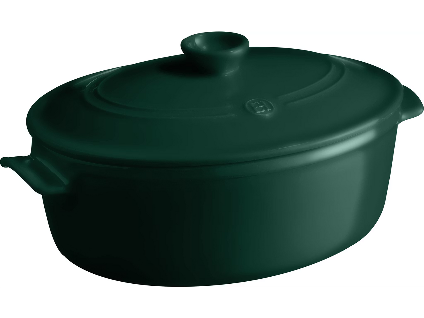 Marmite ronde Emile Henry - 28 cm - 5.3L - Vert foncé