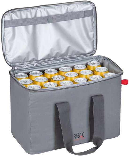Sac isotherme - Resto - 23L - Résistant à l'eau - Sangle de transport - Gris
