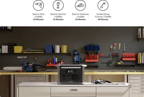 Anker 757 PowerHouse 11 Lithium phosphate de fer (LiFePo4) 19,9 kg