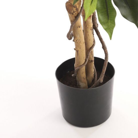 Mica Decorations Plante Artificielle Ficus - H110 x Ø65 cm - Vert