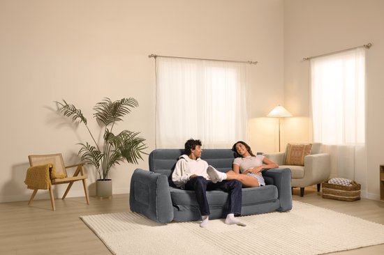 Canapé gonflable convertible Intex Pull-Out - 231 x 203 x 66 cm