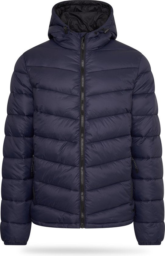 Pierre Cardin - Veste matelassée d'hiver pour homme - Bleu - Taille M