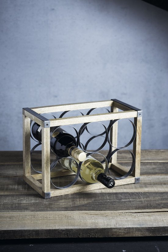 Kitchencraft Casier à vin Cuisine industrielle 34 X 17.5 Cm Acier