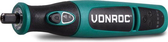 VONROC Accu Multitool - Rotatif - 8V - 24 accessoires, chargeur et sac de rangement inclus