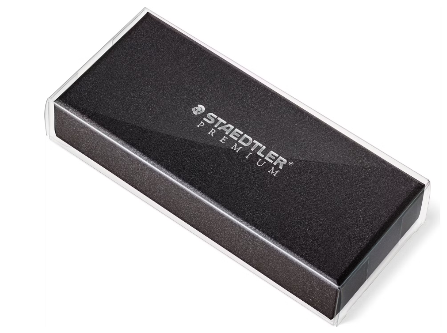 staedtler Ballpen Initium | Stylo-bille en résine noir | Longueur 14 cm