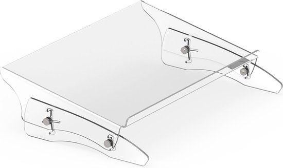 BRASQ Porte-documents en acrylique transparent jusqu'au format A3 - 7 positions - Réglable en hauteur - Inclinable