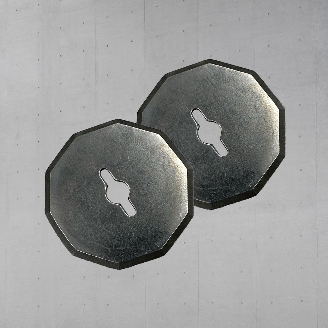 Lames de rechange Hammersmith SharpSpin - Lot de 2 - À changement rapide - Compatibles avec la découpeuse universelle sans fil