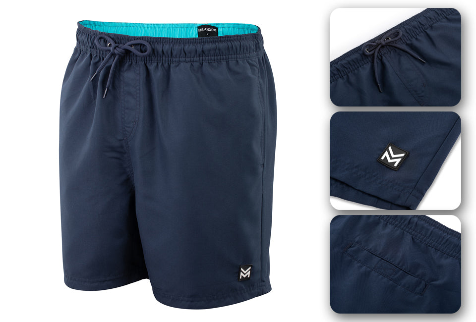 Milanoro - M - Short de bain - Bleu marine