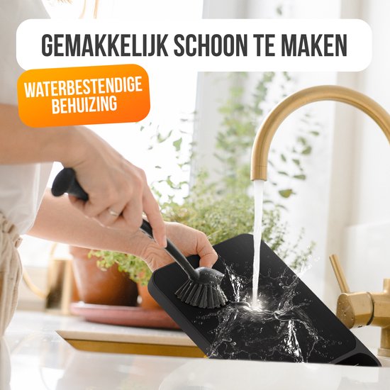 Strex Kitchen Scales Digital - Balance de cuisine - 1 g à 10 kg - Fonction tare - Piles incluses - Noir