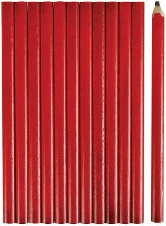 Crayon de charpentier 175Mm (12pcs)