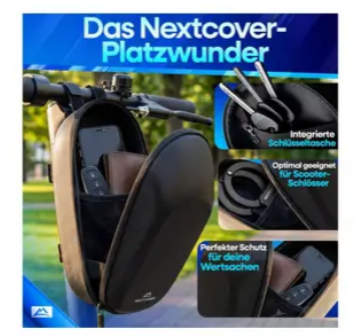 Antivol Nextcover pour trottinette électrique - Antivol à chaîne - 90 cm - Steel-Secure - 3 clés