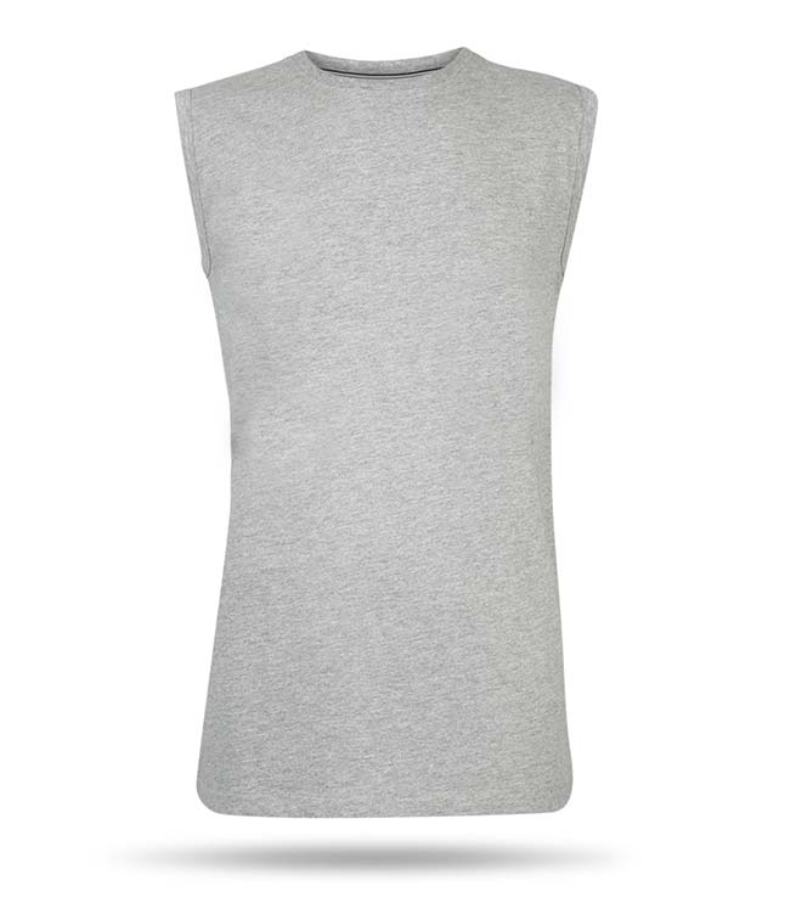 Pierre Cardin T-Shirt sans manches - Gris clair - Taille L