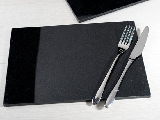 Set de sets de table Creative Tops 29.5 X 21 cm Granit Noir 2 pièces