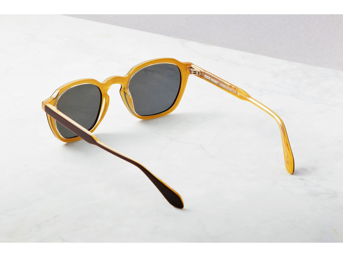Lunettes de soleil Dick Moby Girona - Marron et jaune - 48 mm - Unisexe