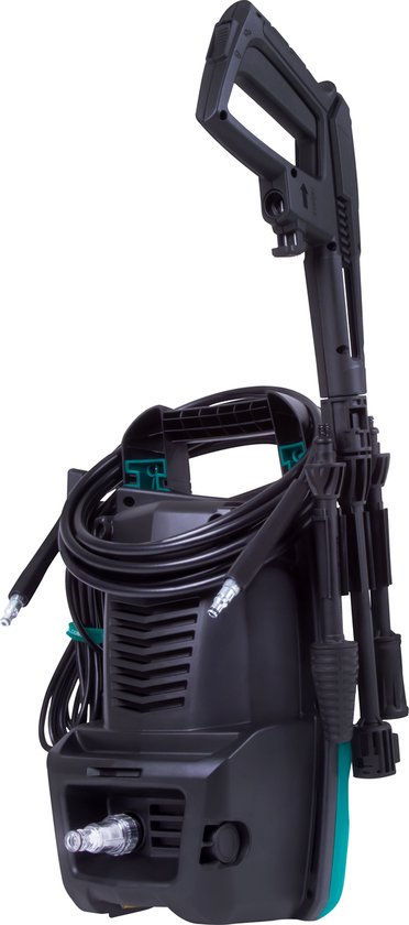 VONROC V14C-1 nettoyeur haute pression - 1400W - 110 bar - 390 l/h - Compact - tuyau de 5m, buses et accessoires inclus