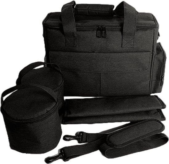 Sac de voyage pour chien – Sac pour chien avec compartiments à nourriture – Sac de voyage – Chien ou chat – 37 x 15 x 30 cm