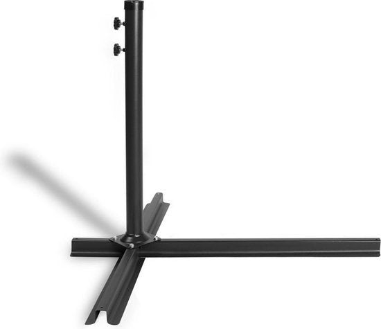 909 OUTDOOR Parasol suspendu vert foncé 2,5 m de haut, Parasol de jardin avec armature et housse en acier, Parasol avec manivelle et fonction d'inclinaison, Diamètre 300 cm
