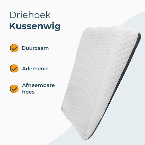 Coussin cale orthopédique - Meilleure position de sommeil et soutien supplémentaire - Coussin dorsal pour le lit - Cale de matelas - Pour bébés et adultes - Alyze