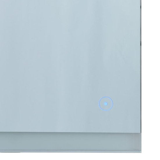 vidaXL - Miroir de salle de bains - LED - avec - capteur tactile - 80 x 60 - cm