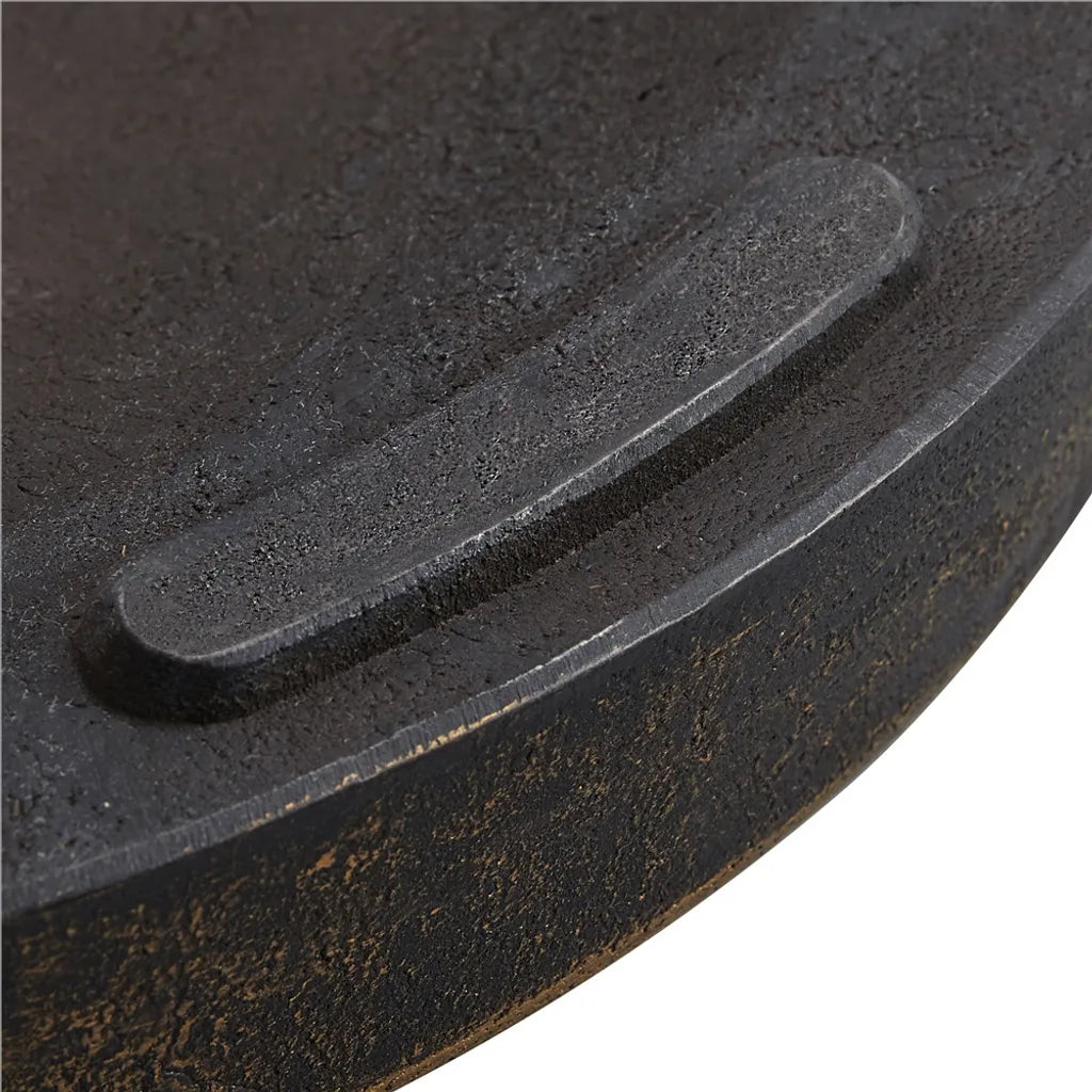 Pied de parasol Yaheetech 10 kg, rond, bronze