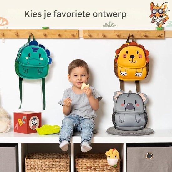 REISERACKER Sac à dos maternelle Animaux sauvages à partir de 1 an comme sac à dos maternelle filles & sac à dos maternelle garçons