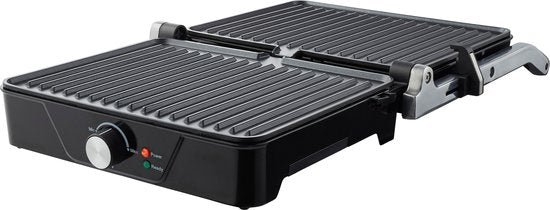 Tomado TGC4001S - Gril de contact XXL - Température réglable - Appareil à griller - 30 x 24 cm - Appareil à toaster - Sans PFAS - 2000 watts