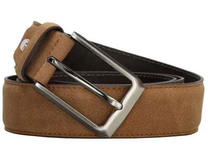 Ceinture en cuir Milanoro Homme 115 cm - Cognac - Classique et intemporel
