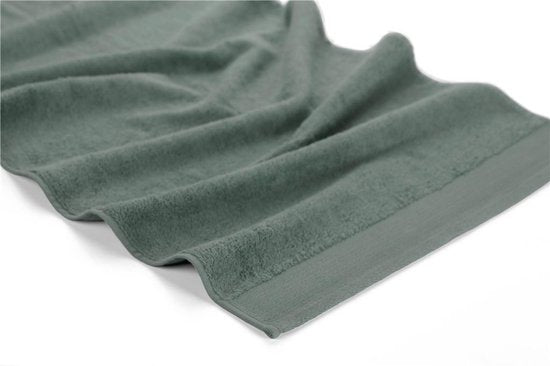Walra Serviette de bain en coton doux (PP) - 50x100 - 100% coton - Vert Armée