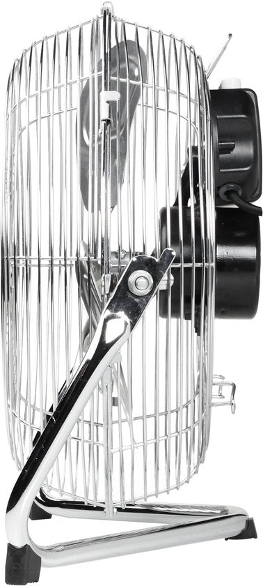 Ventilateur de sol Tristar 35 cm – Boîtier métallique – Ventilateur de type « box » – 3 vitesses – Oscillation à 85° – VE-5937
