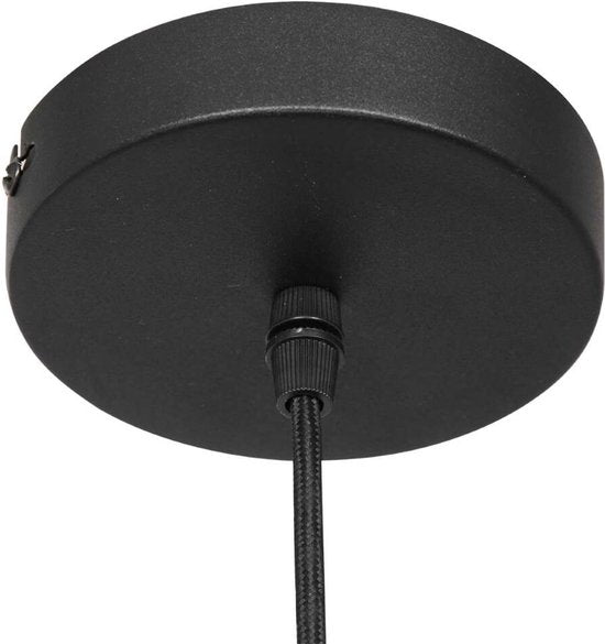 Steinhauer - lampe suspendue - Bollique - noir - verre métal - Ø 20cm - E27 - 3496ZW