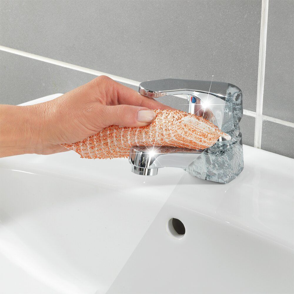 Lot de 6 éponges en cuivre Wenko - Nettoyant puissant - 110 x 70 x 30 mm - Couleur cuivre