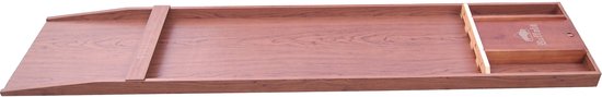 Jeu de shulbak Buffalo « Big Numbers » – 200 cm – 30 disques et couvercle coulissant inclus