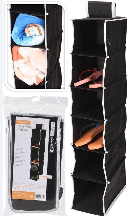Organisateur suspendu / Armoire suspendue - 6 compartiments - 15 X 30 X H84 cm