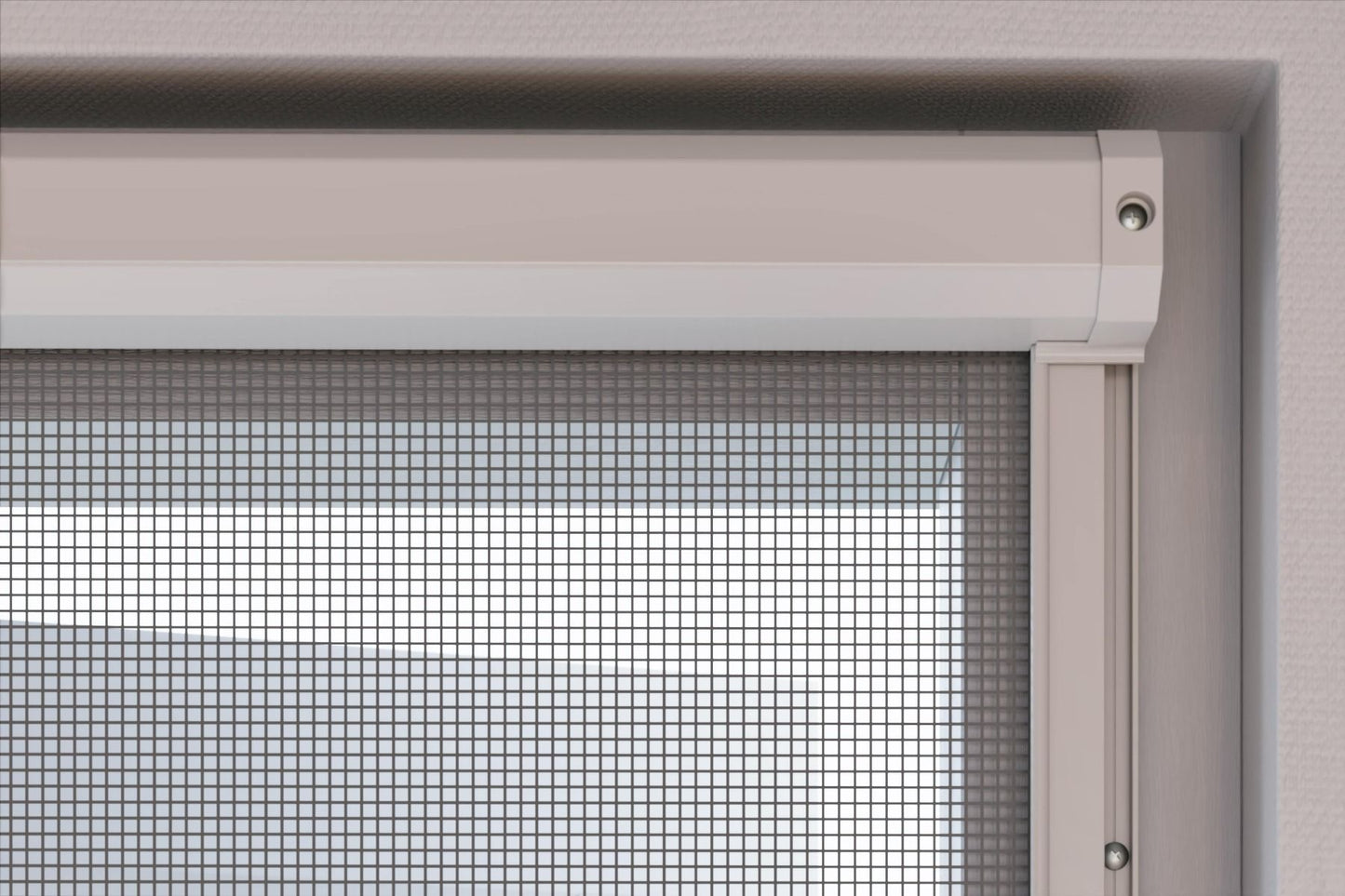 Bruynzeel Moustiquaire de fenêtre plissée S500 - raccourcissable - 63 x 155 cm - blanc