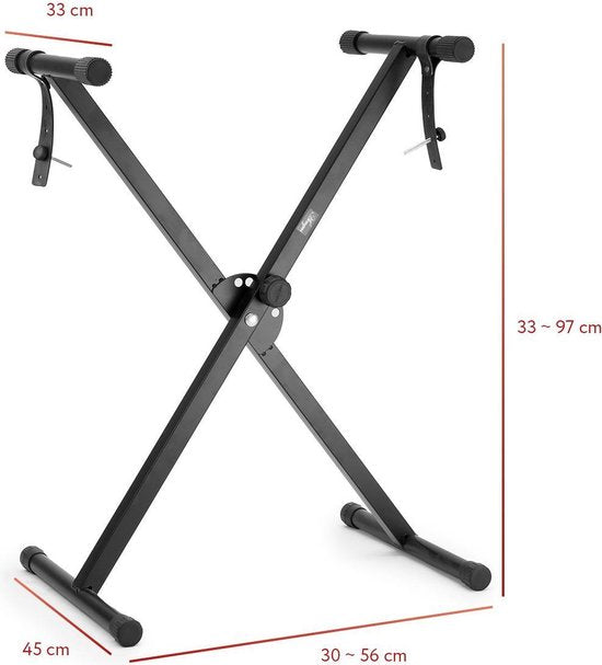 Keyboard Stand - support pour claviers - cadre en X simple réglable