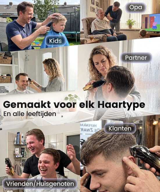 Tondeuse pour cheveux pour hommes - Kit de coiffure 22 pièces - Kit de coupe avec ciseaux de coiffure - Tondeuse pour cheveux et barbe