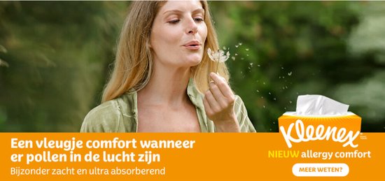 Mouchoirs Kleenex Advantage box Allergy Comfort 56 pièces