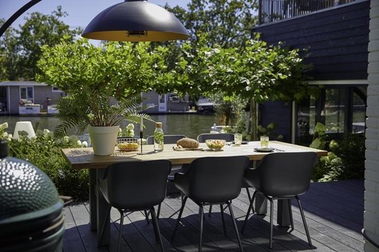 Hartman Sophie elegance garden chair - Dark grey - set of 2 - dark grey rondo base