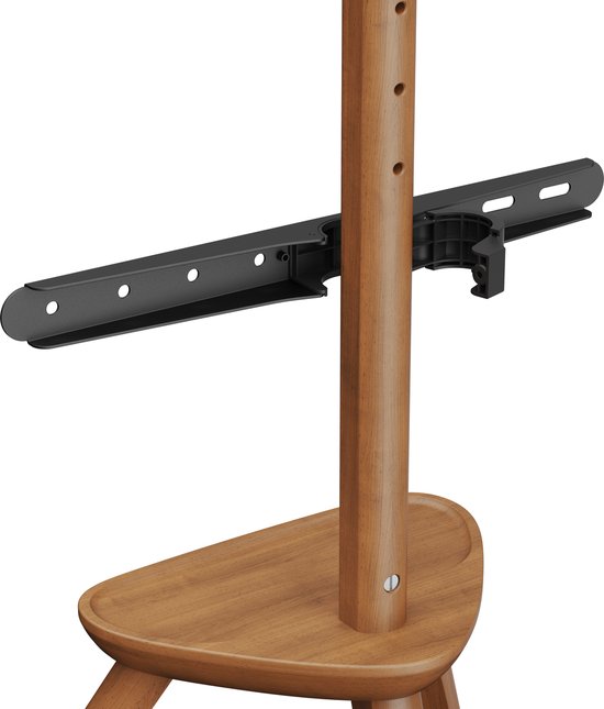 VDD TV Stand - Floor Stand - Studio Tripod - Easel Design - Up to 65 inches - Brown