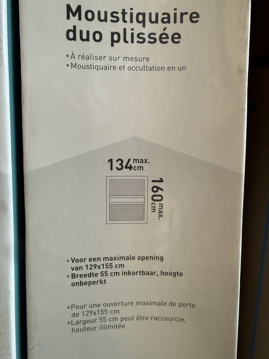 Livn Duoplisse Moustiquaire Plus 134 x 160 cm Blanc - Moustiquaire et occultation tout-en-un pour fenêtres de toit - Facile à découper sur mesure - Pour une ouverture maximale de 129 x 160 cm