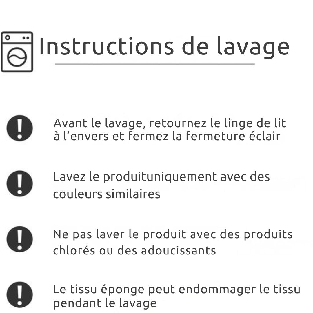 Housse de couette TEMPUR - 140 x 200 cm - Fibres de bambou - Résistante au repassage et au séchage - Confort soyeux et régulation naturelle de la température - Blanc