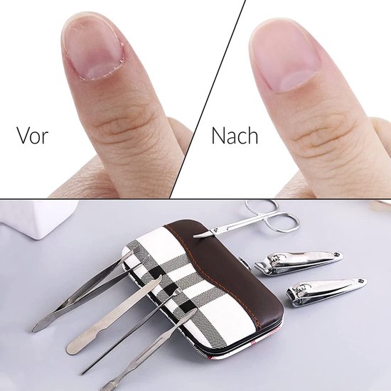 Set de manucure de luxe - Set de pédicure et de manucure - Avec étui