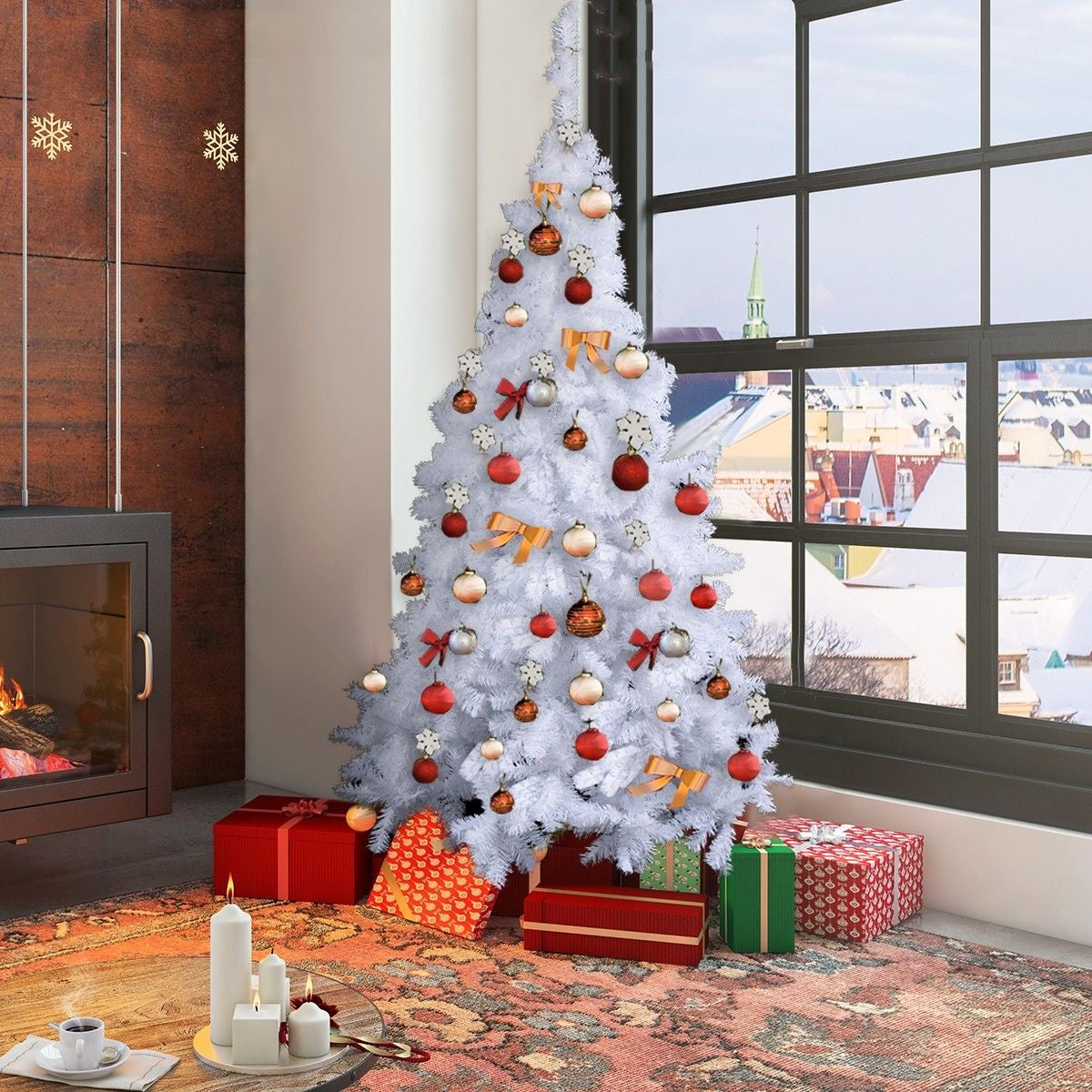 Coast Artificial Christmas Tree - 180cm - 650 Branches - Blanc