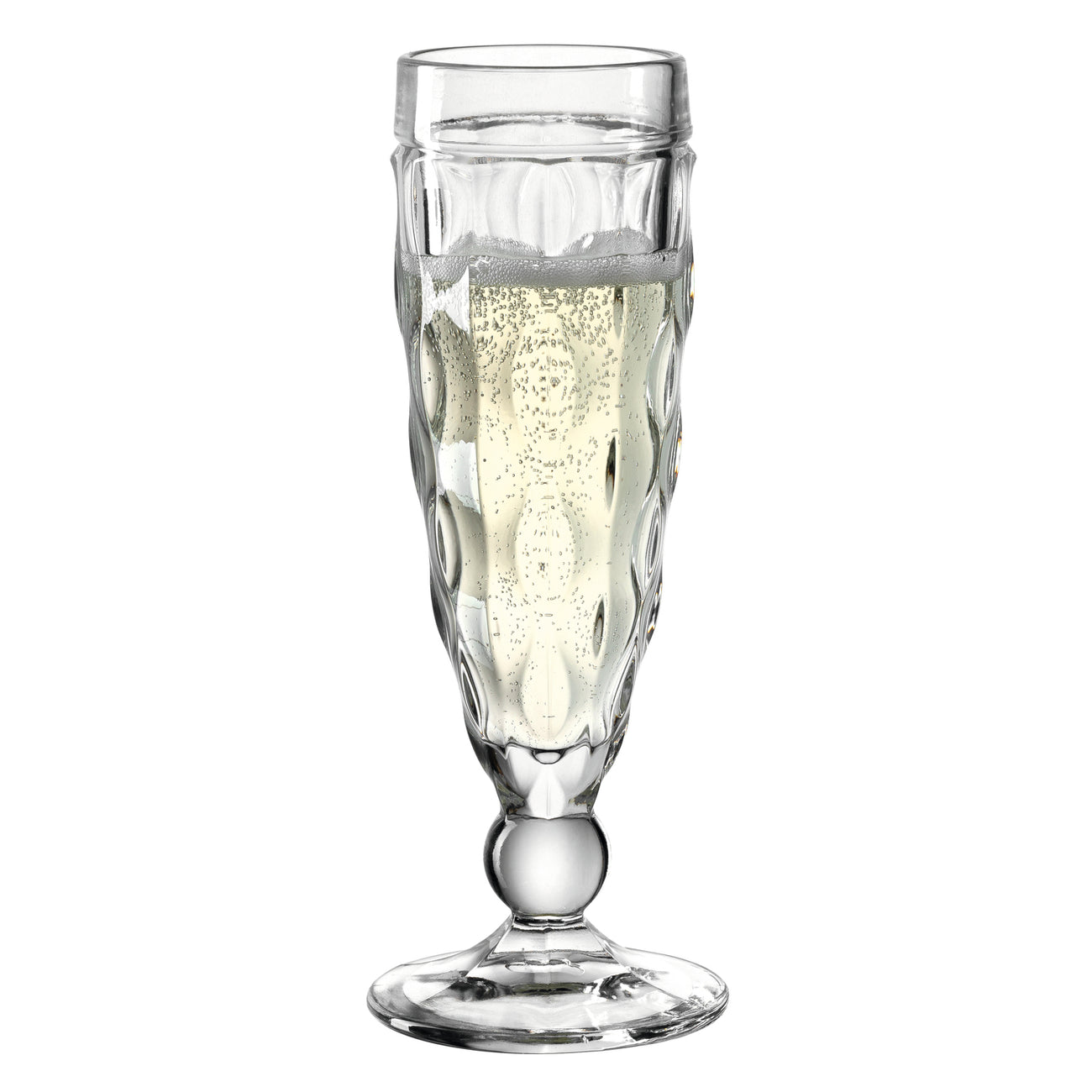 BRINDISI Verres à champagne - Lot de 6 | 140 ml Verrerie de luxe et élégante