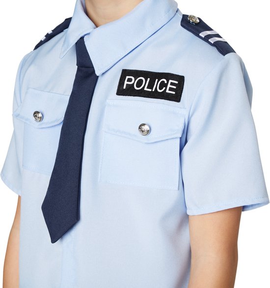 dressforfun - Costume de policier pour garçon 164 (13-14 ans) - déguisements, costumes d'Halloween, déguisements de fête, tenues de carnaval, tenues de fête - 301496